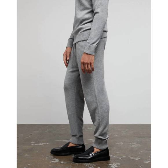 NEW ONIA men's joggers in light heather grey - Picture 3 of 4